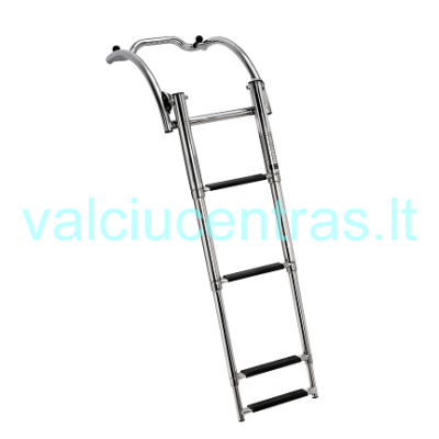 Teleskopinės sulankstomos nerūdijančio plieno kopėtėlės 